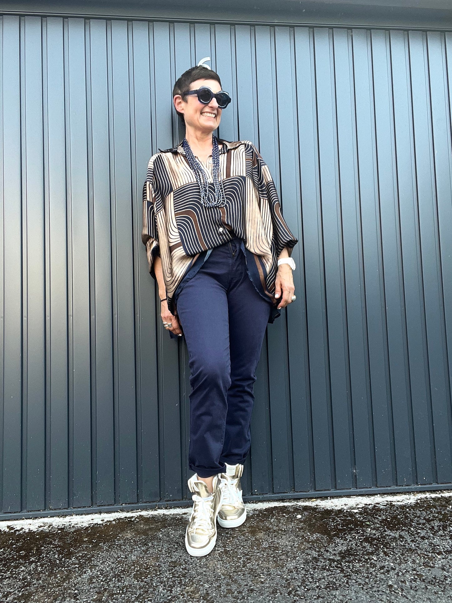 BETSY pantalon chino cigarette