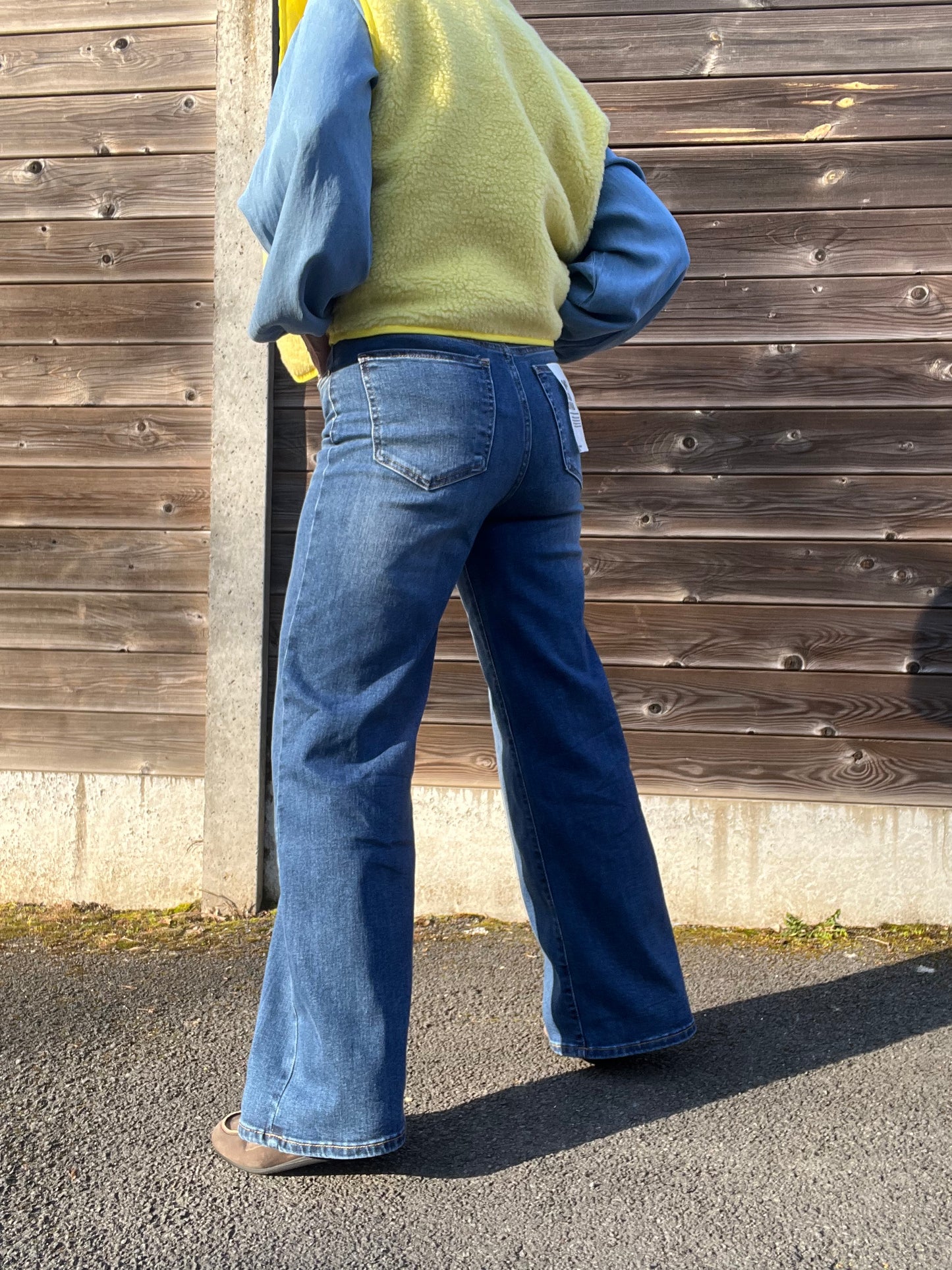 AUDREY jeans droit stretch dark blue