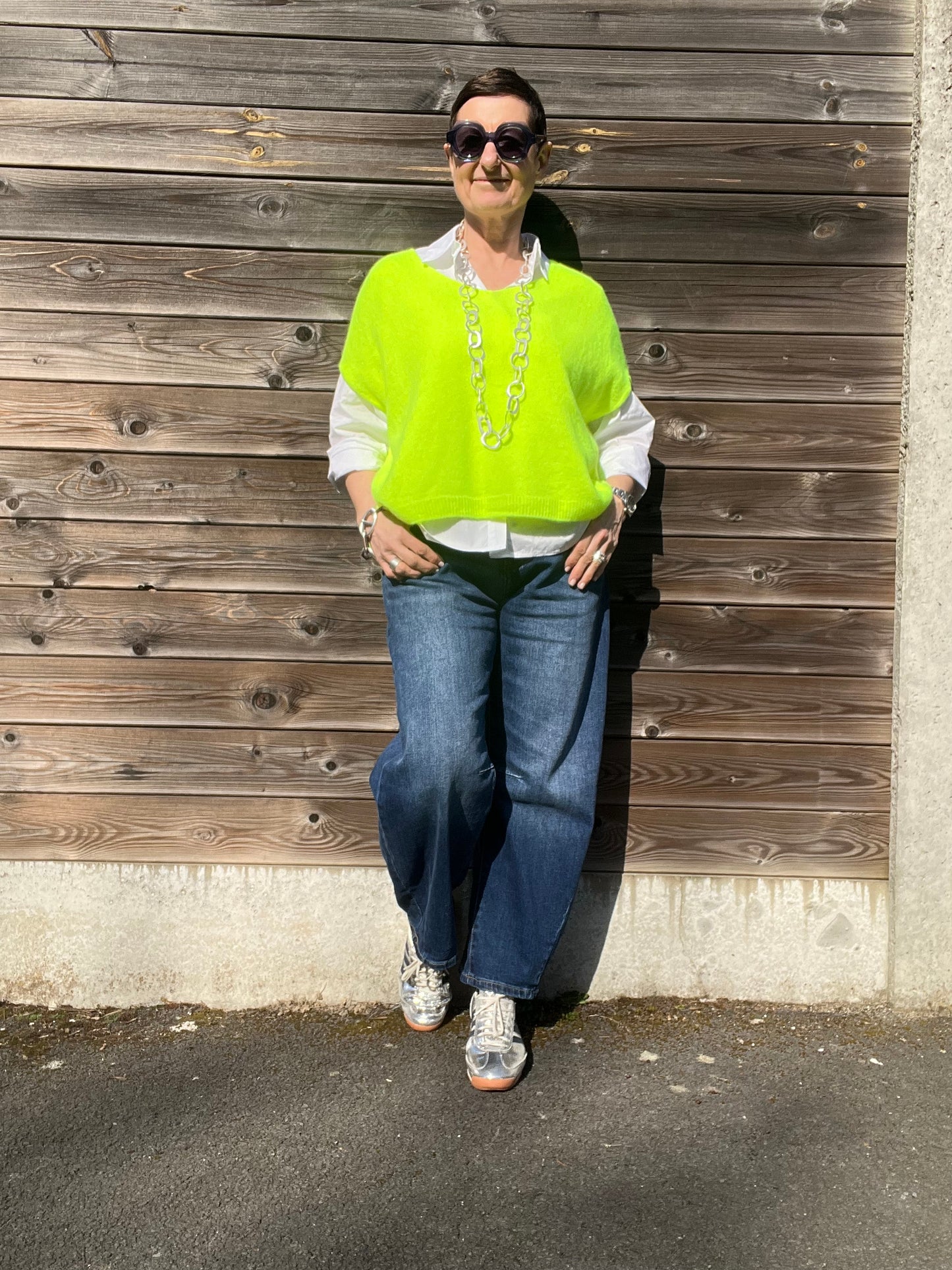 OPTION pull sans manches stabilo