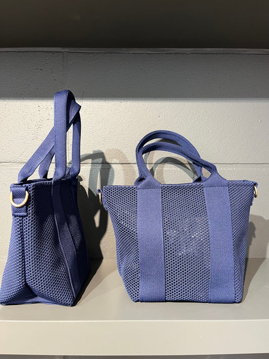 LOOM mini cabas en nylon technique navy