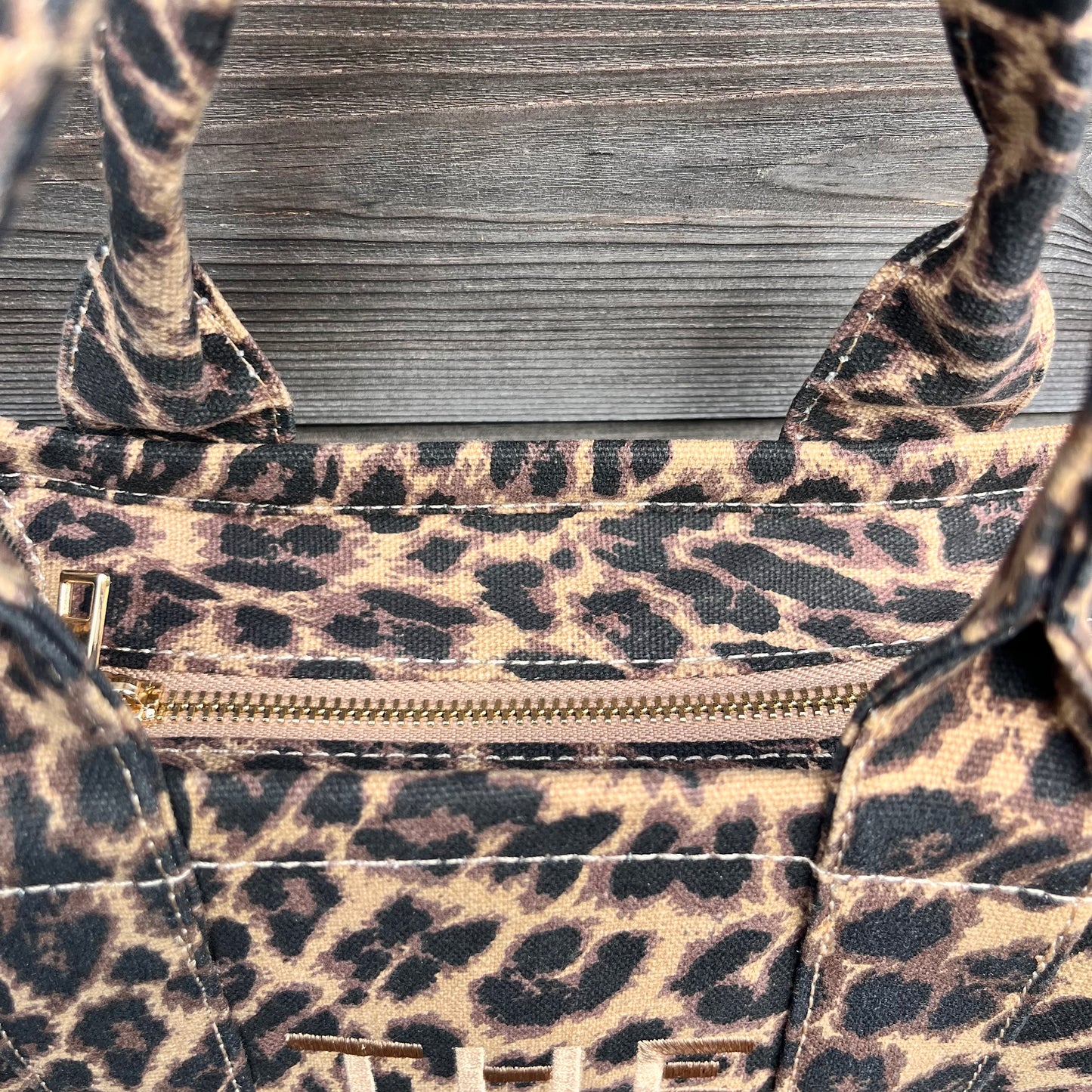 JACOB LEO tote bag léo camel
