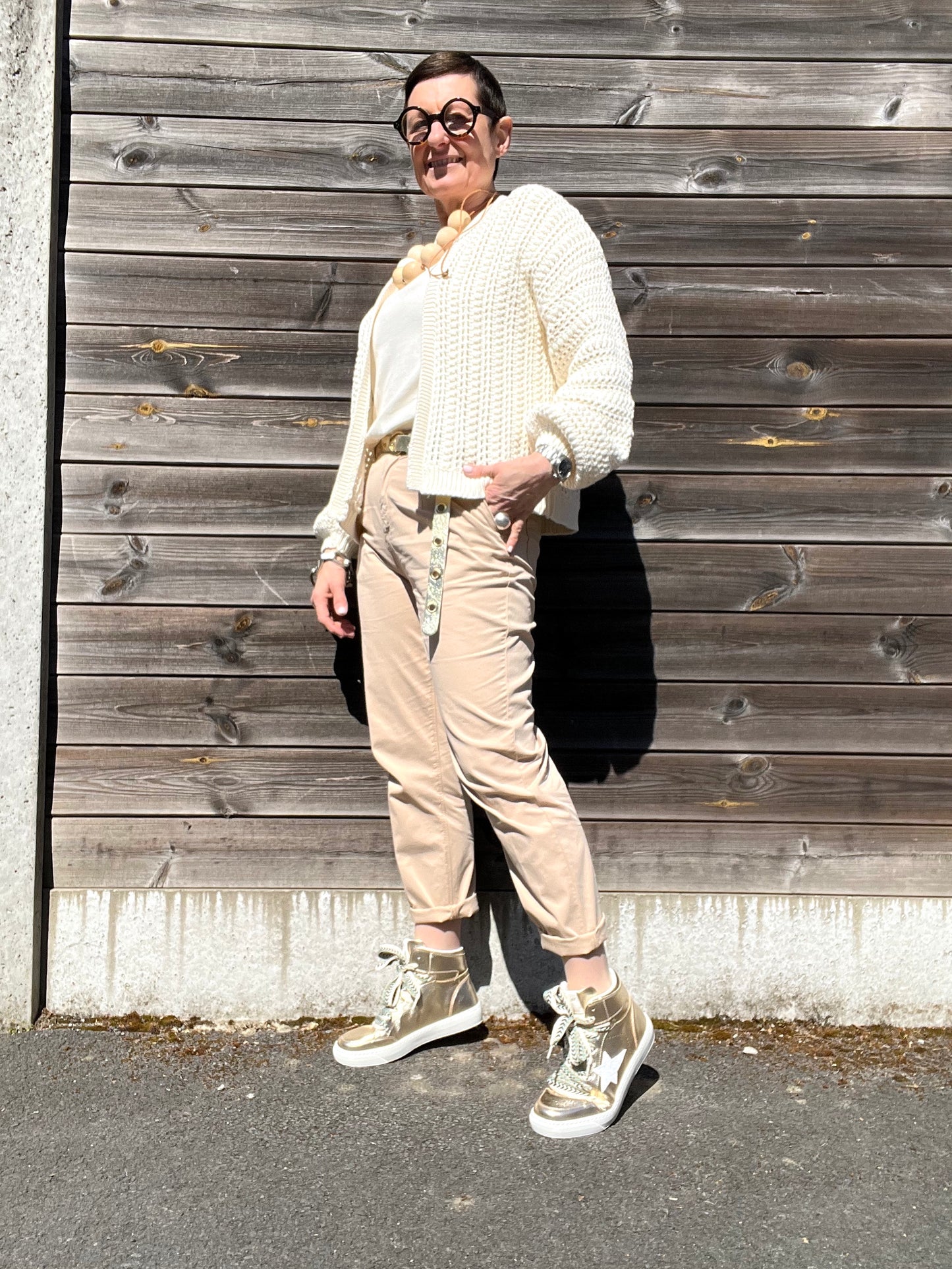 BUCK gilet ajouré en coton