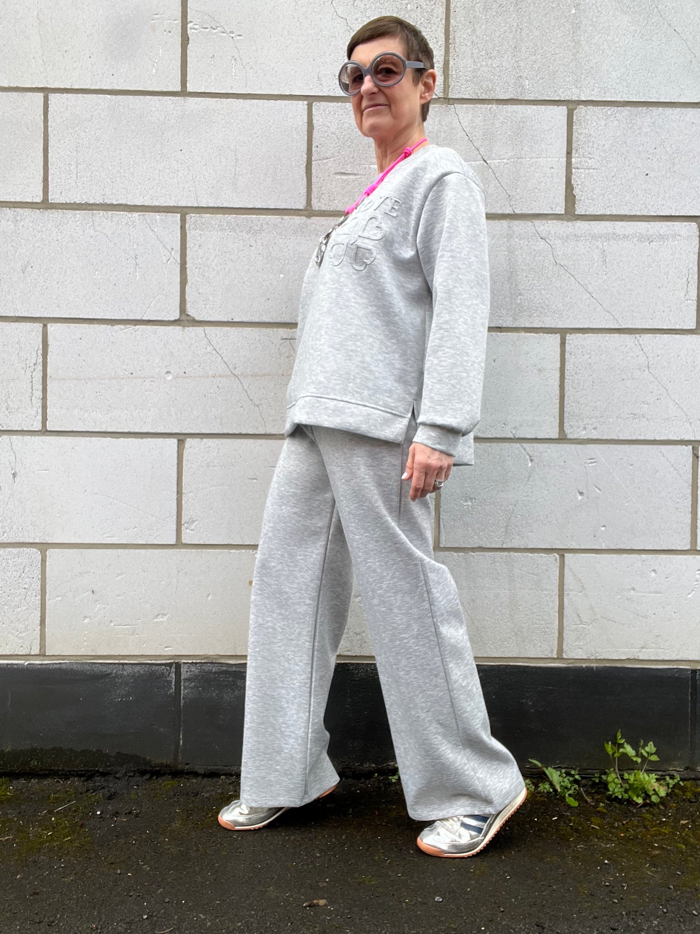 LOEVET pantalon jog grey