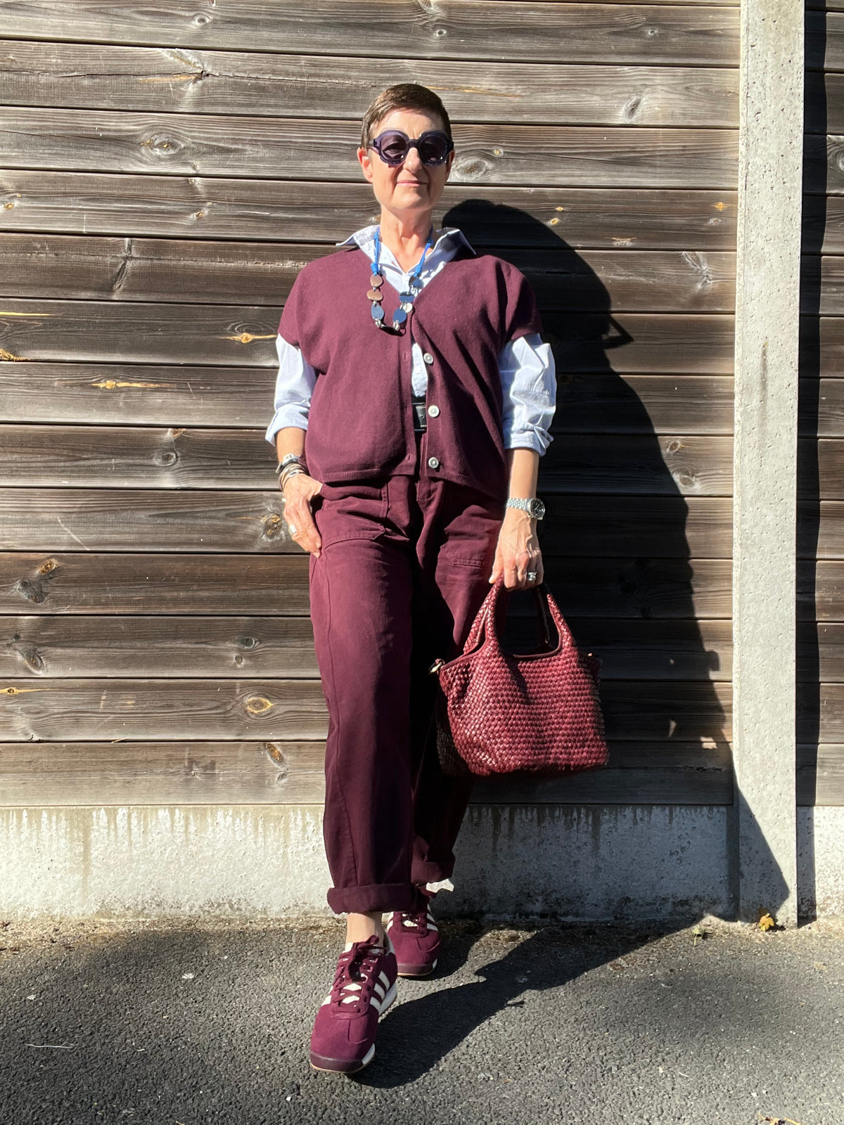 VIGNETTE gilet sans manche wine