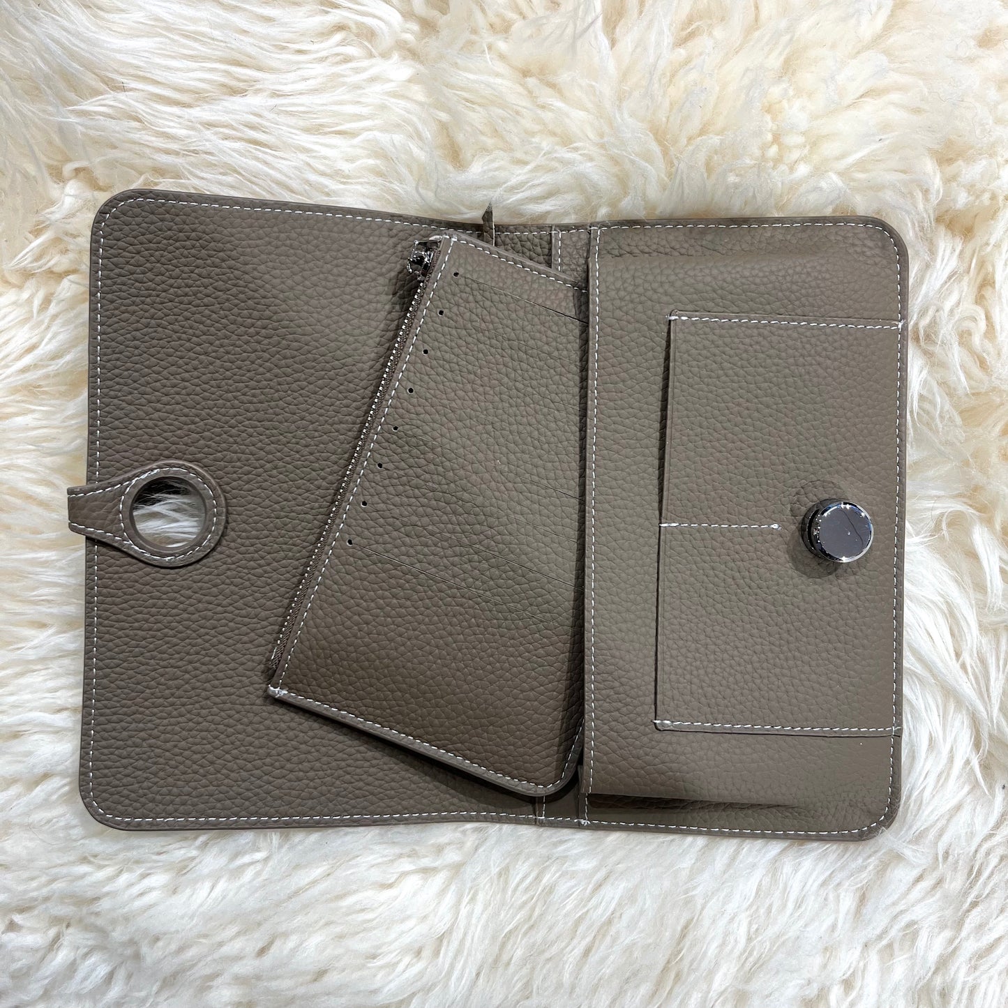 DIABOLO portefeuille en cuir grainé