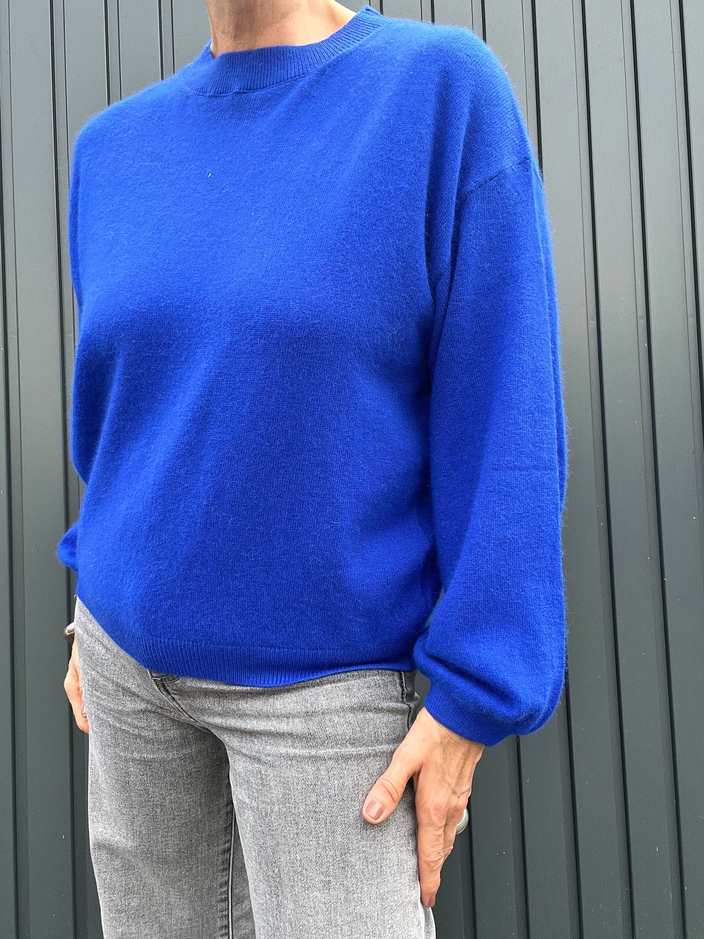 COLORADO pull sweater manches bouffantes royal blue