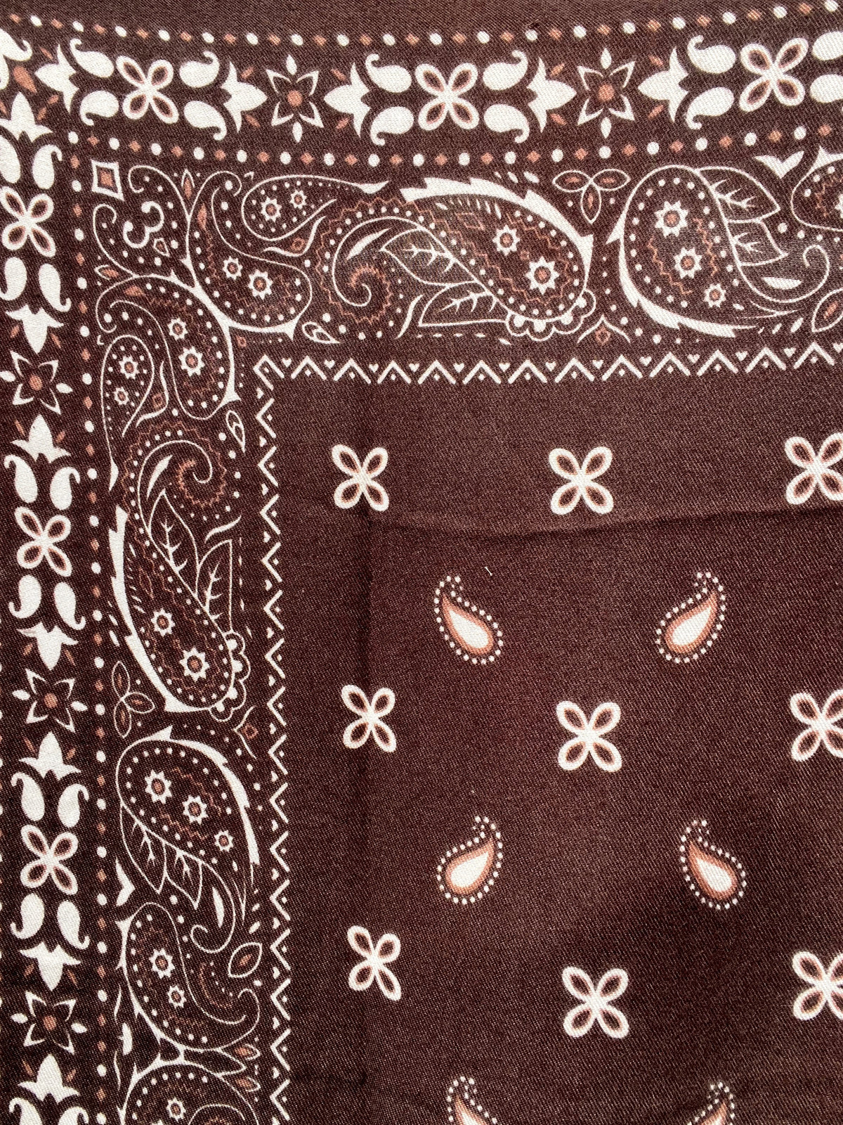 KAREN foulard motif paisley choco