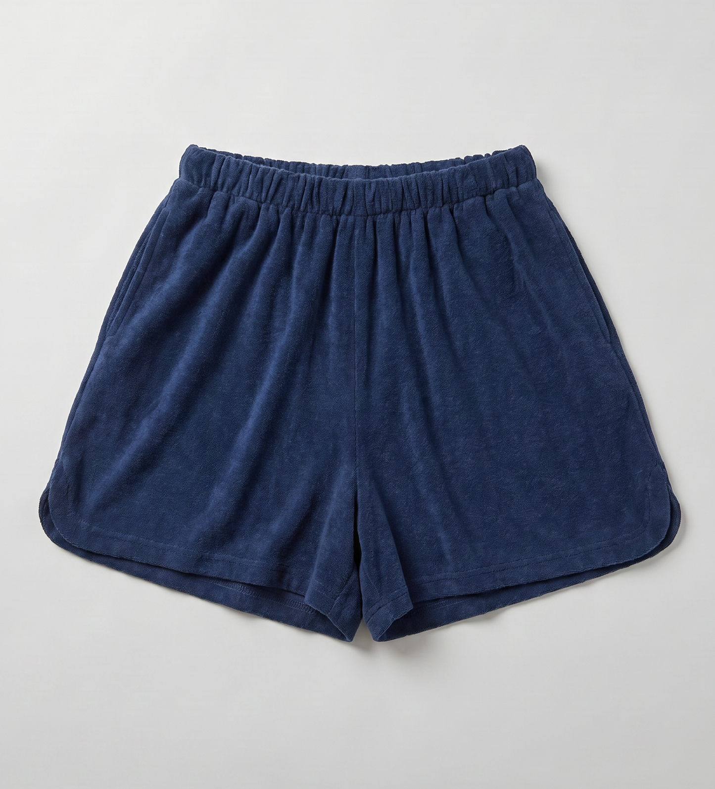 ANGELO short en éponge navy