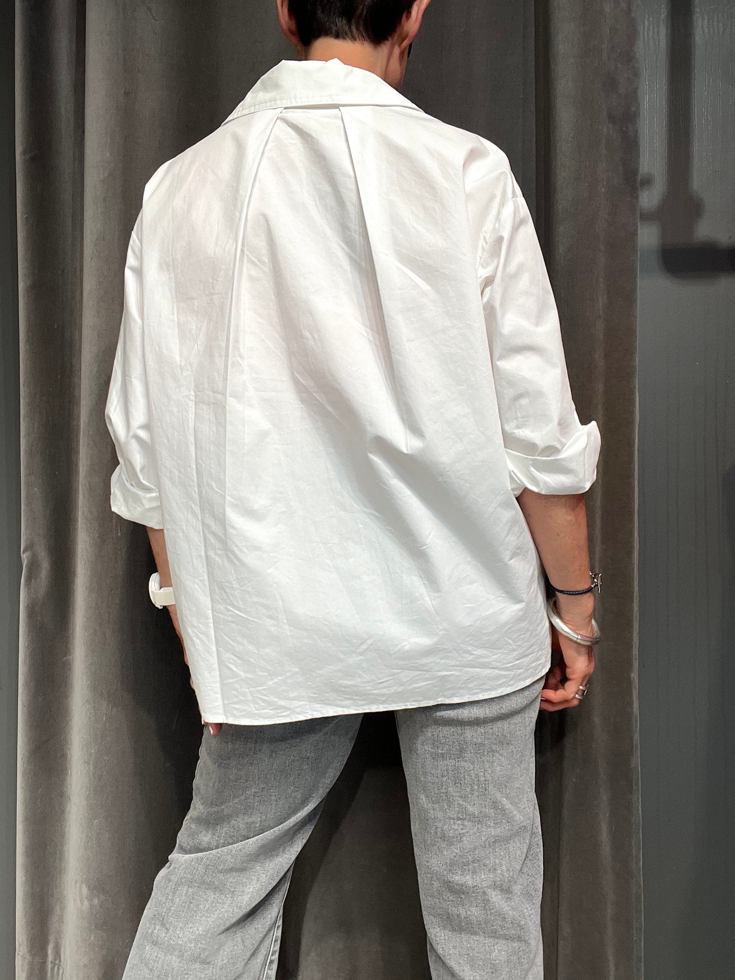 CHARO chemise en popeline col polo