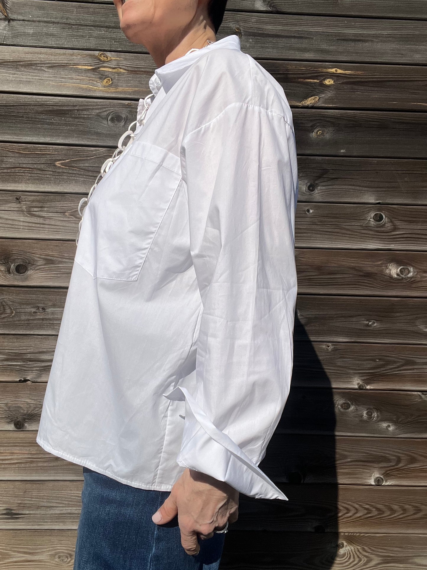 JOB chemise en coton white
