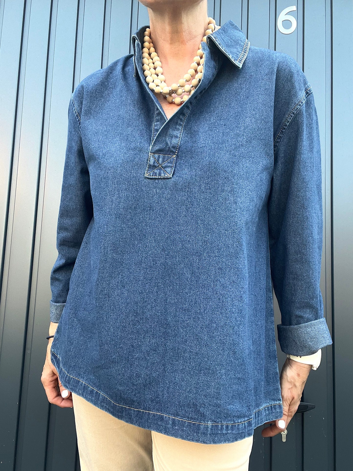 TRAUTE chemise en denim
