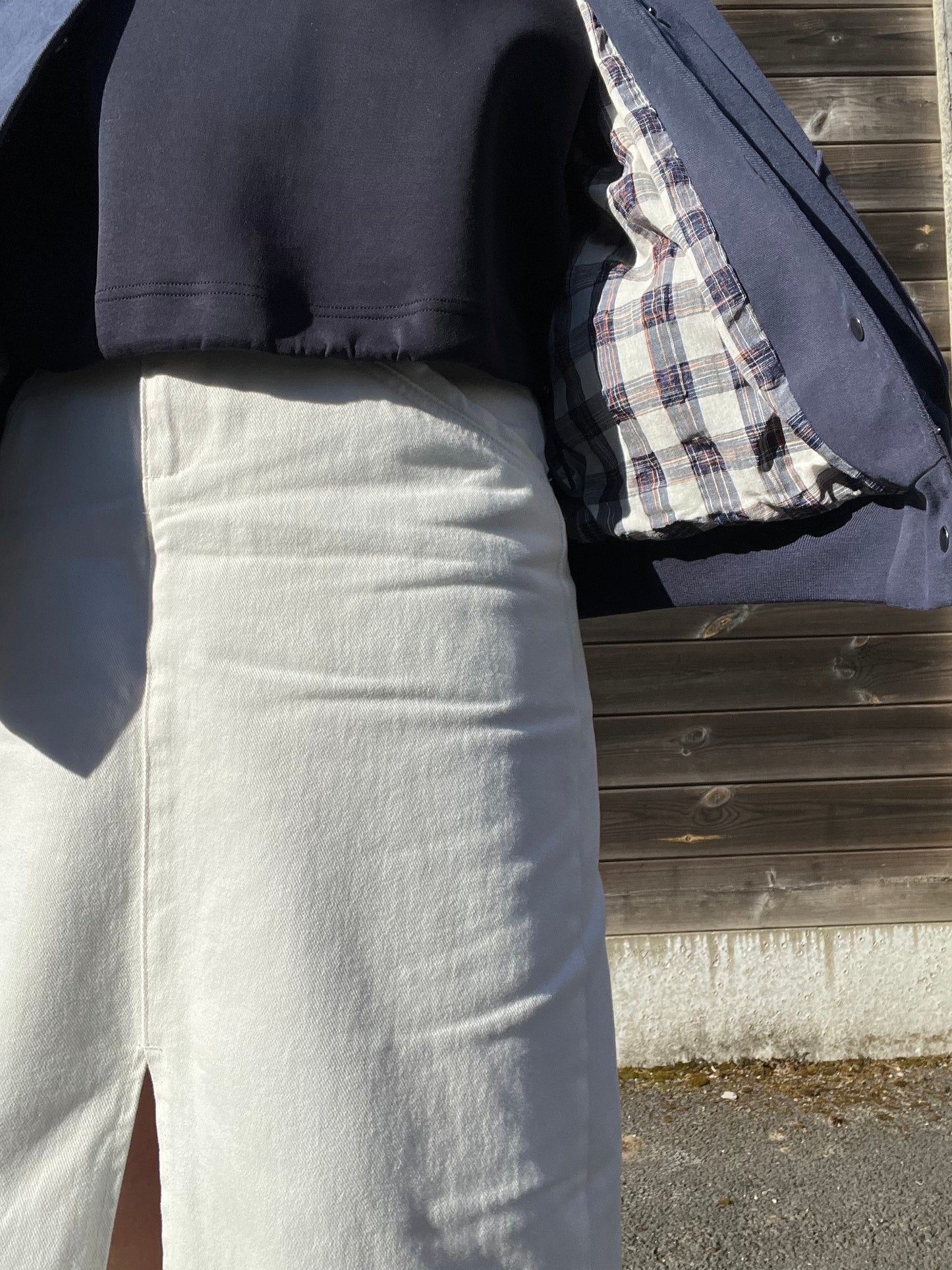 CALISSY bomber en coton navy