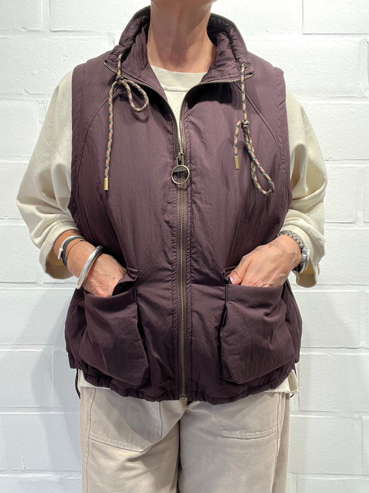 RITA veste body warmer wine