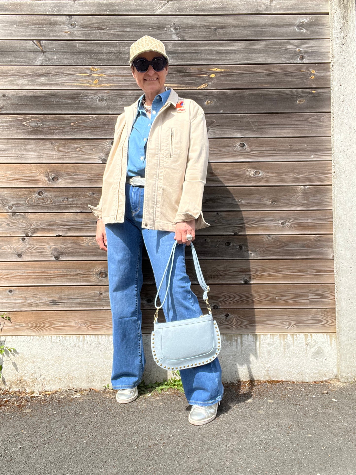 VADIE blouson en coton & broches