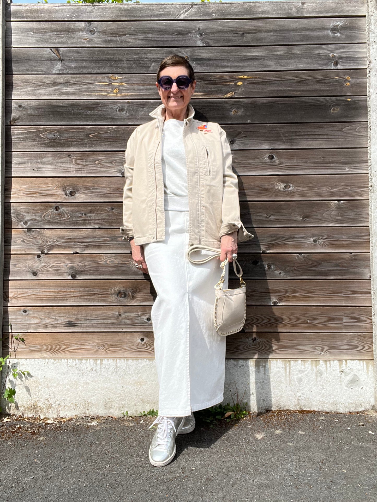 VADIE blouson en coton & broches