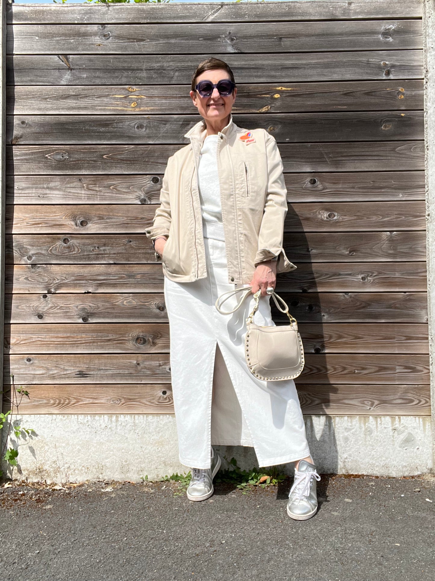 VADIE blouson en coton & broches