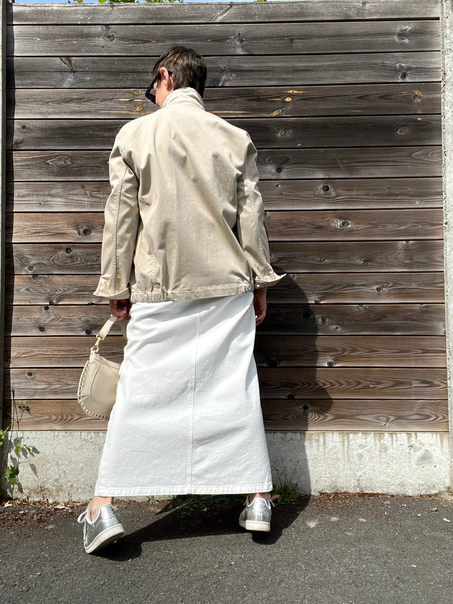 VADIE blouson en coton & broches