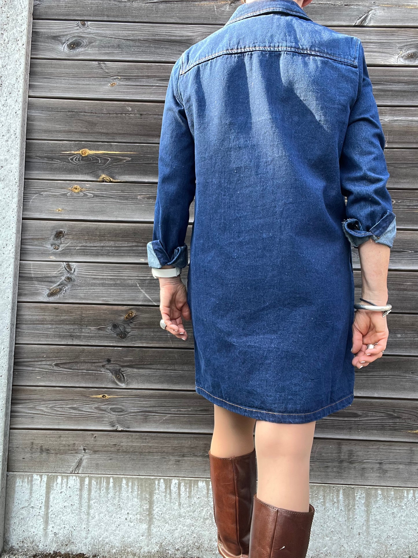 HABI robe en denim