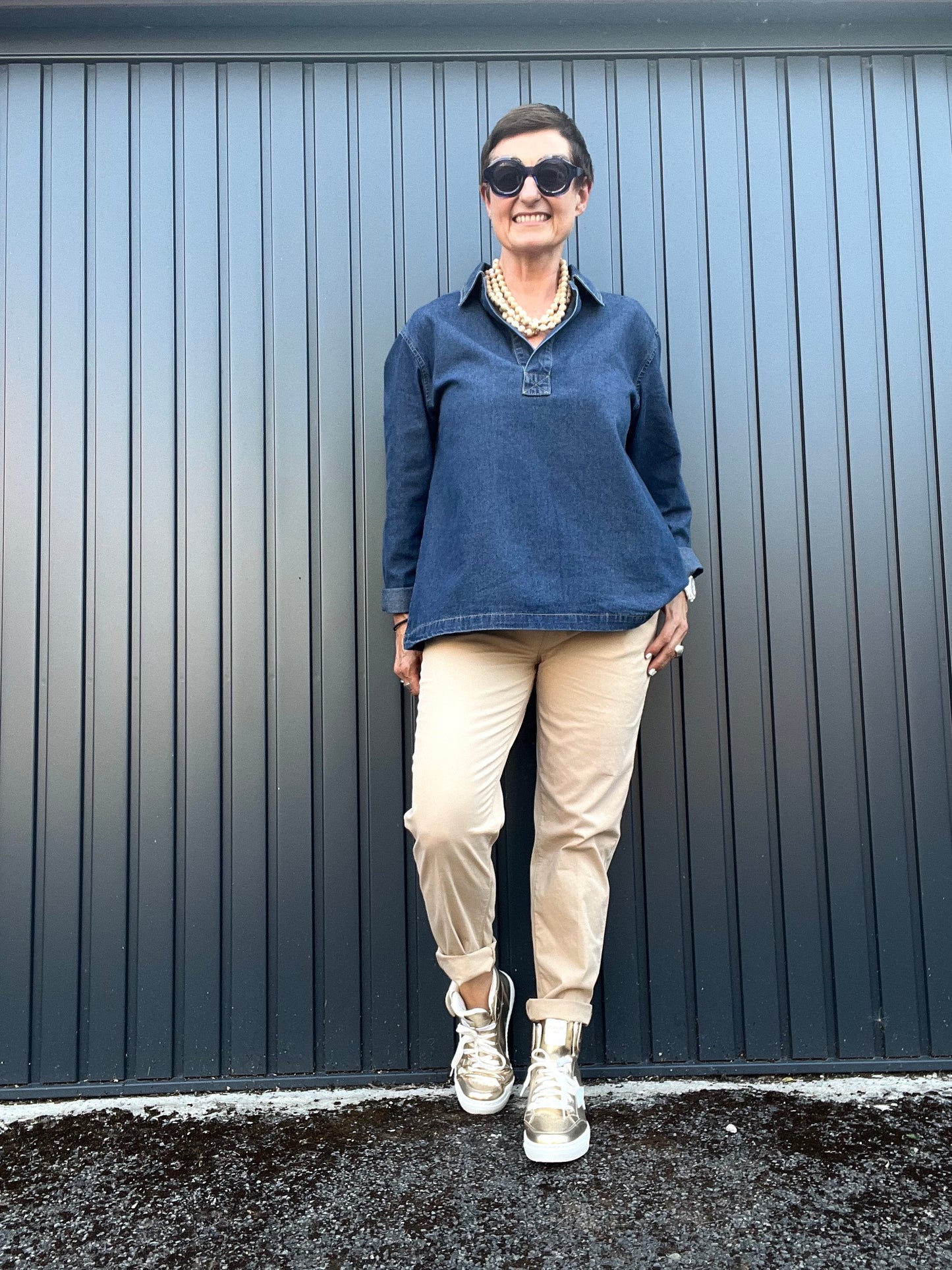TRAUTE chemise en denim
