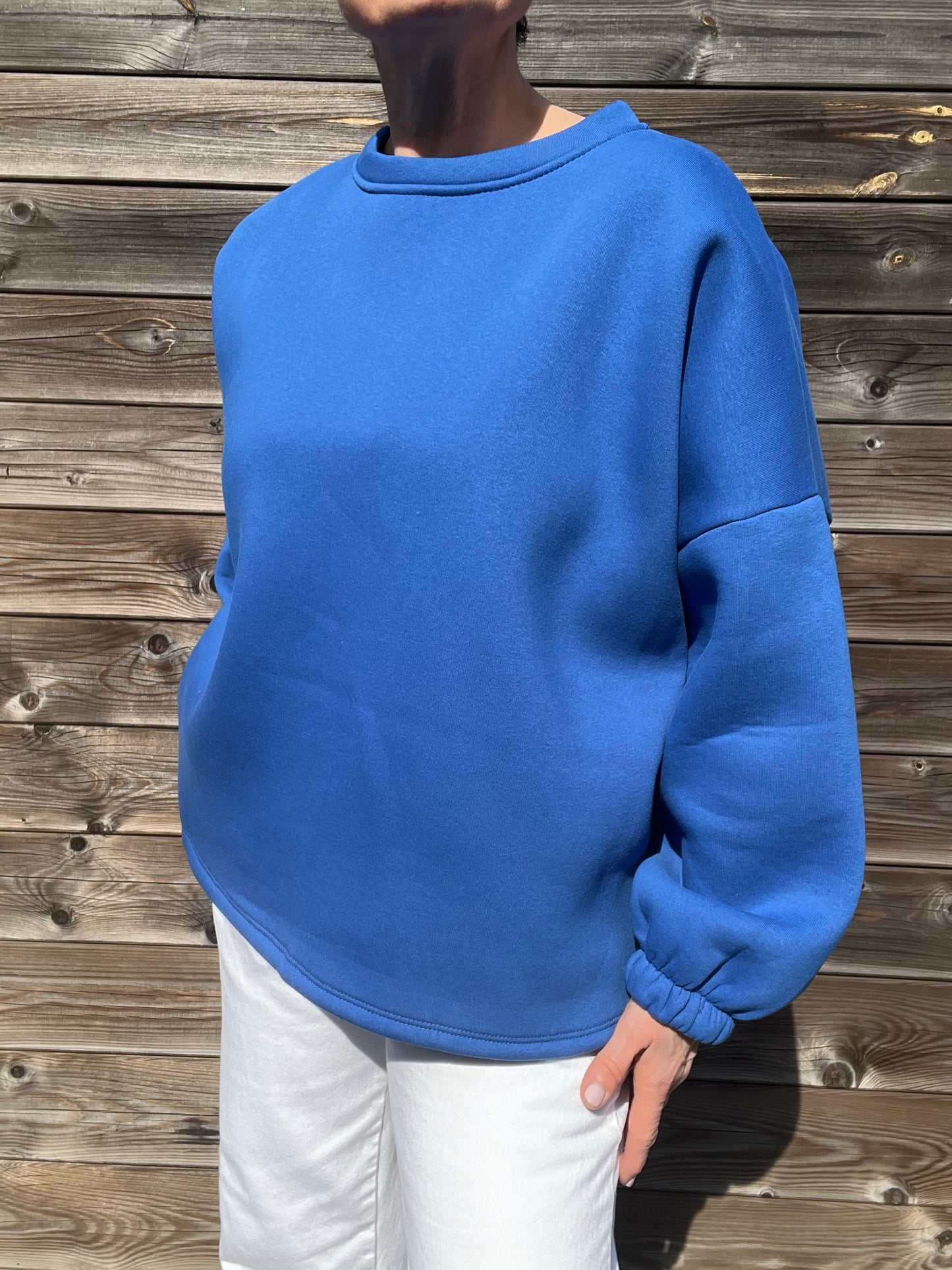 EBI sweat brodé "GOOD VIBES" bic/multi