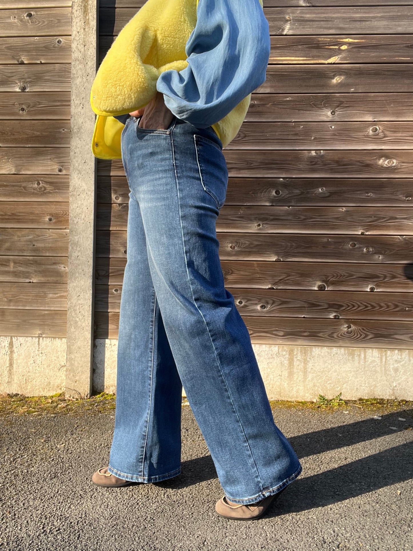 AUDREY jeans droit stretch dark blue