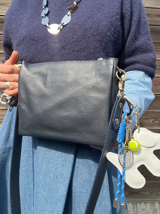 TRIPTIC pochette triple navy