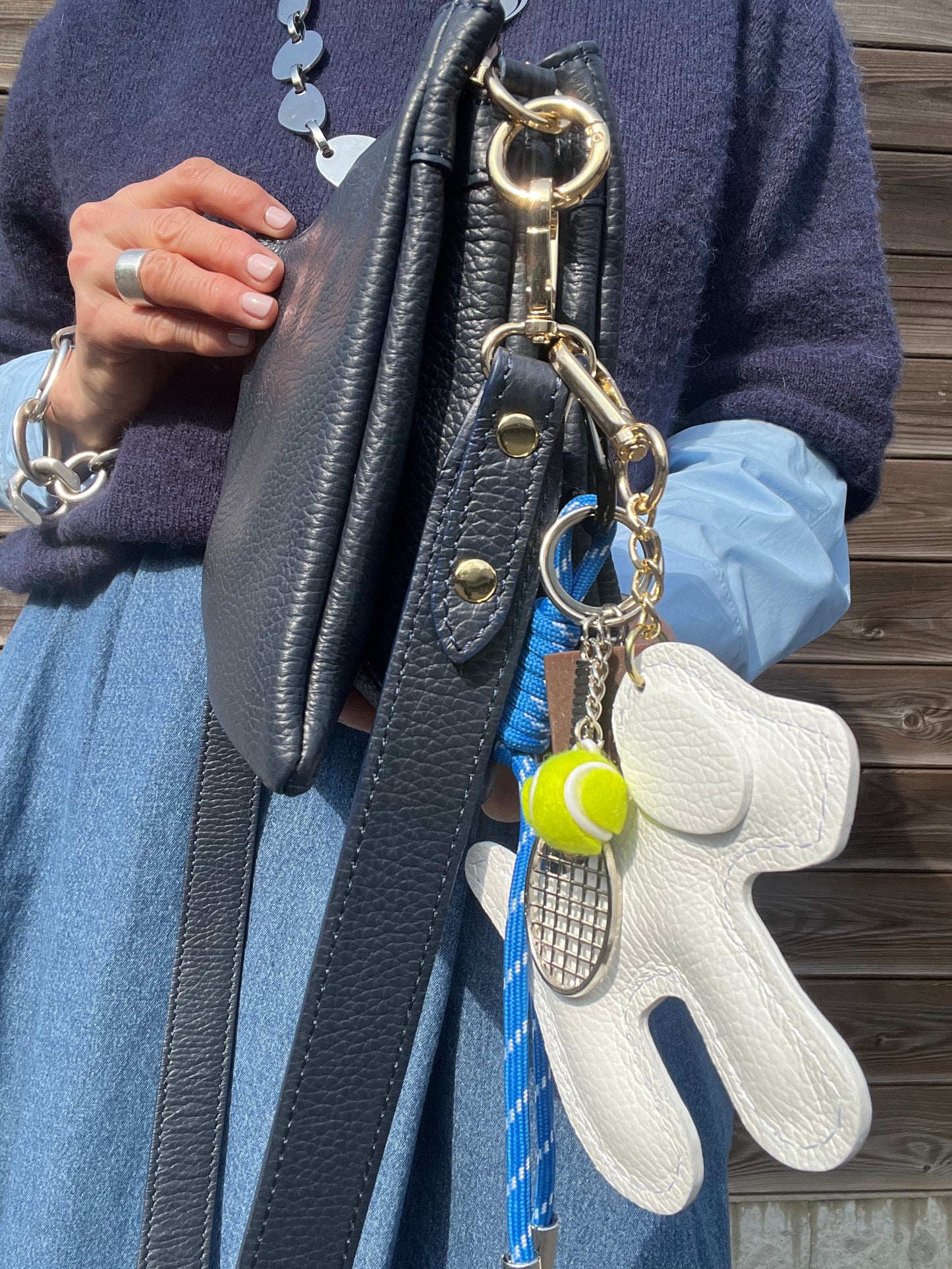 TRIPTIC pochette triple navy