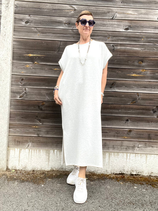 REALTIME robe longue en jersey grey