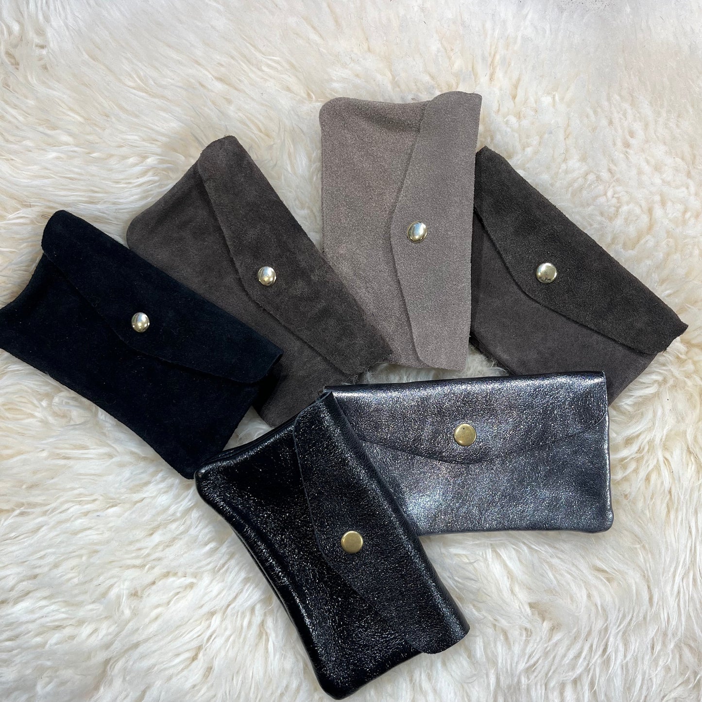 MONEY pochette/ portefeuille cuir ou daim
