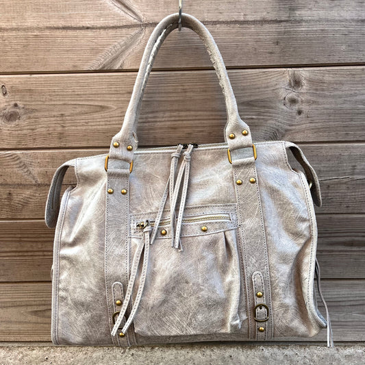 BIGBALUS maxi sac en cuir vintage