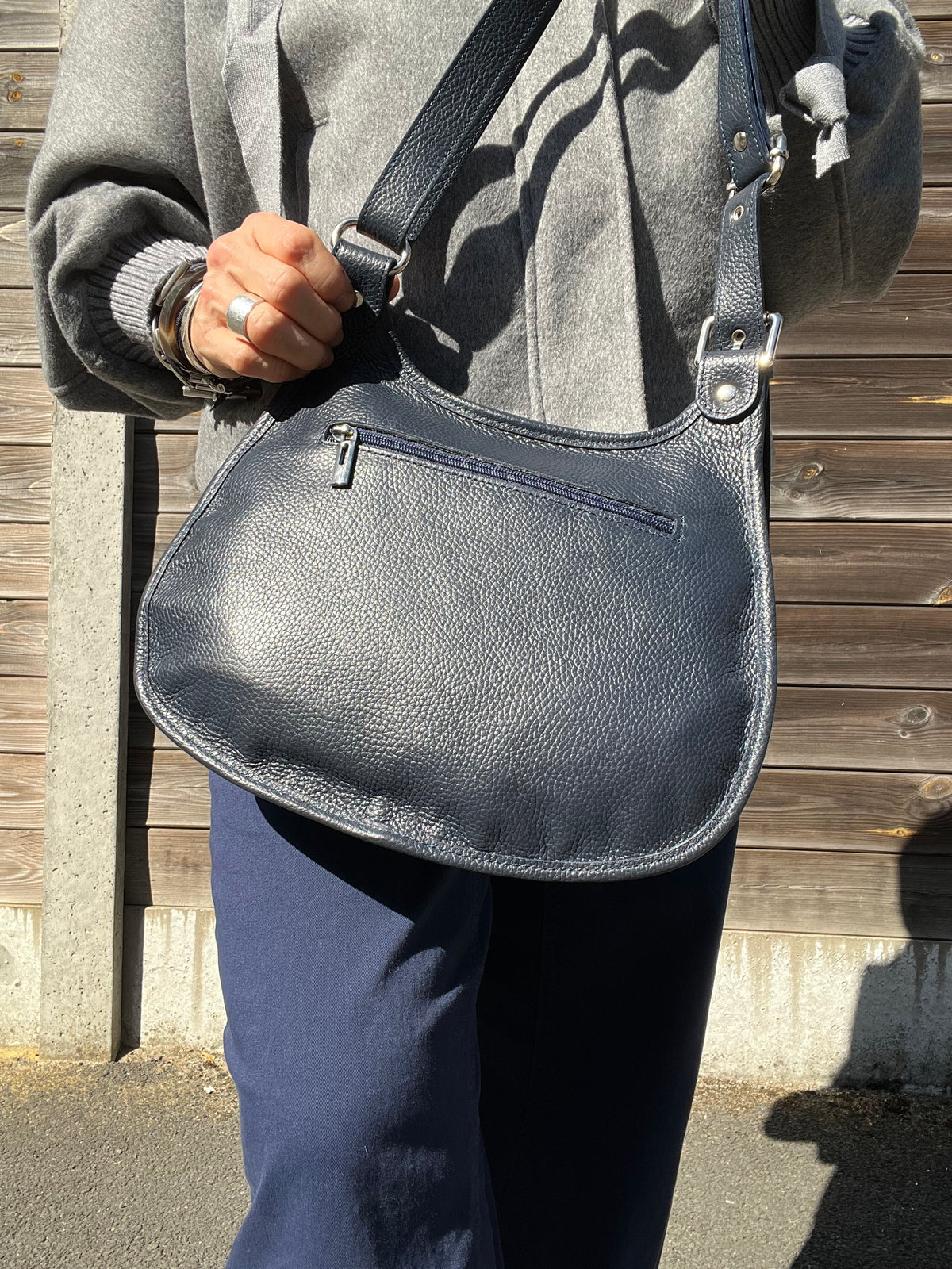 HEBE sac besace navy