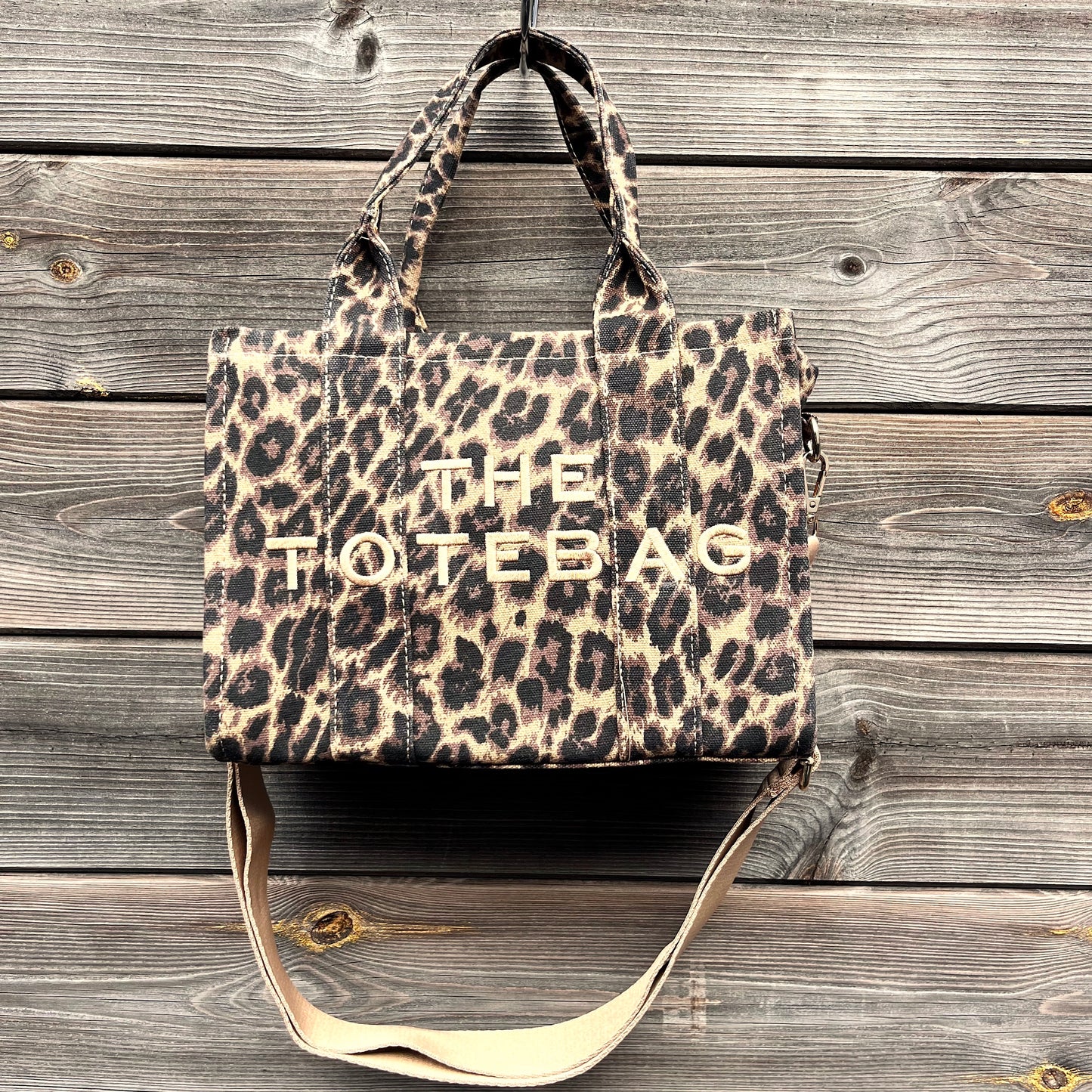 JACOB LEO tote bag léo camel