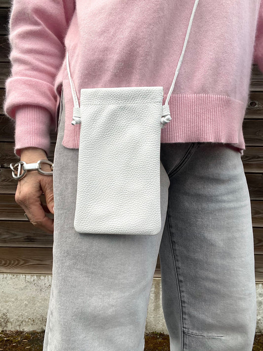 SOEURETTE mini sac téléphone white