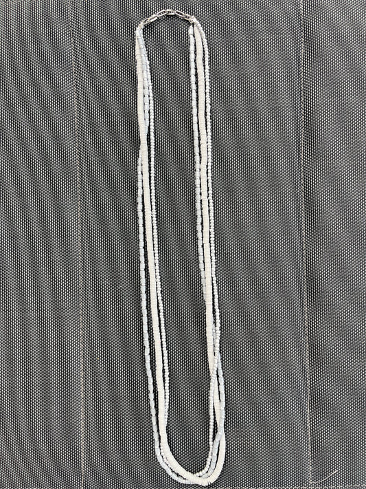 TRIS sautoir 3 rangs multi perles