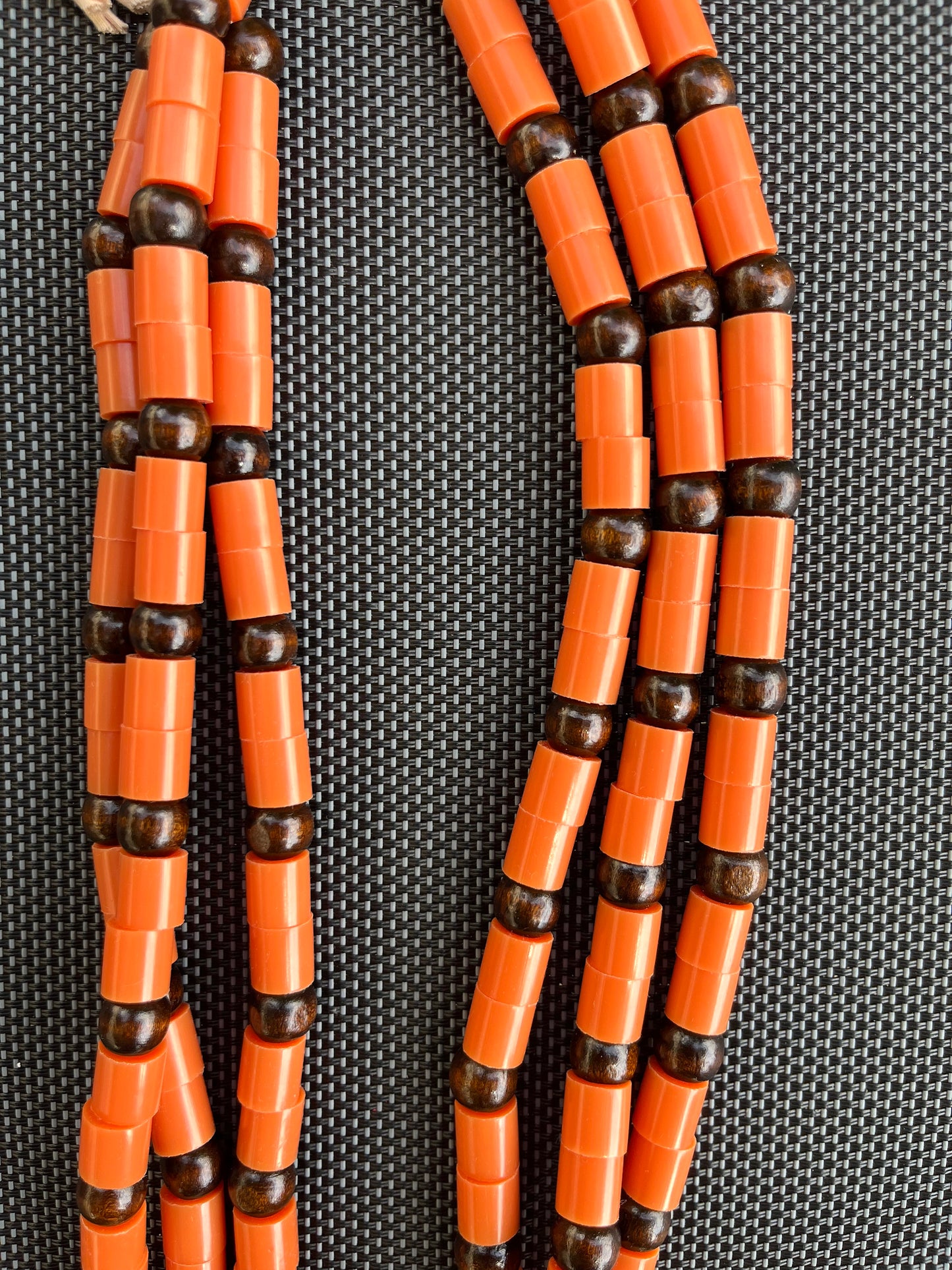 BIGONE sautoir triple XL caramel