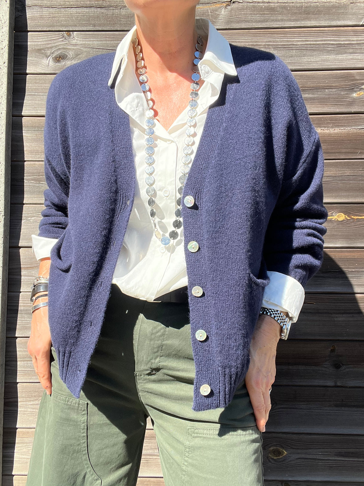 CAPO gilet avec poches navy