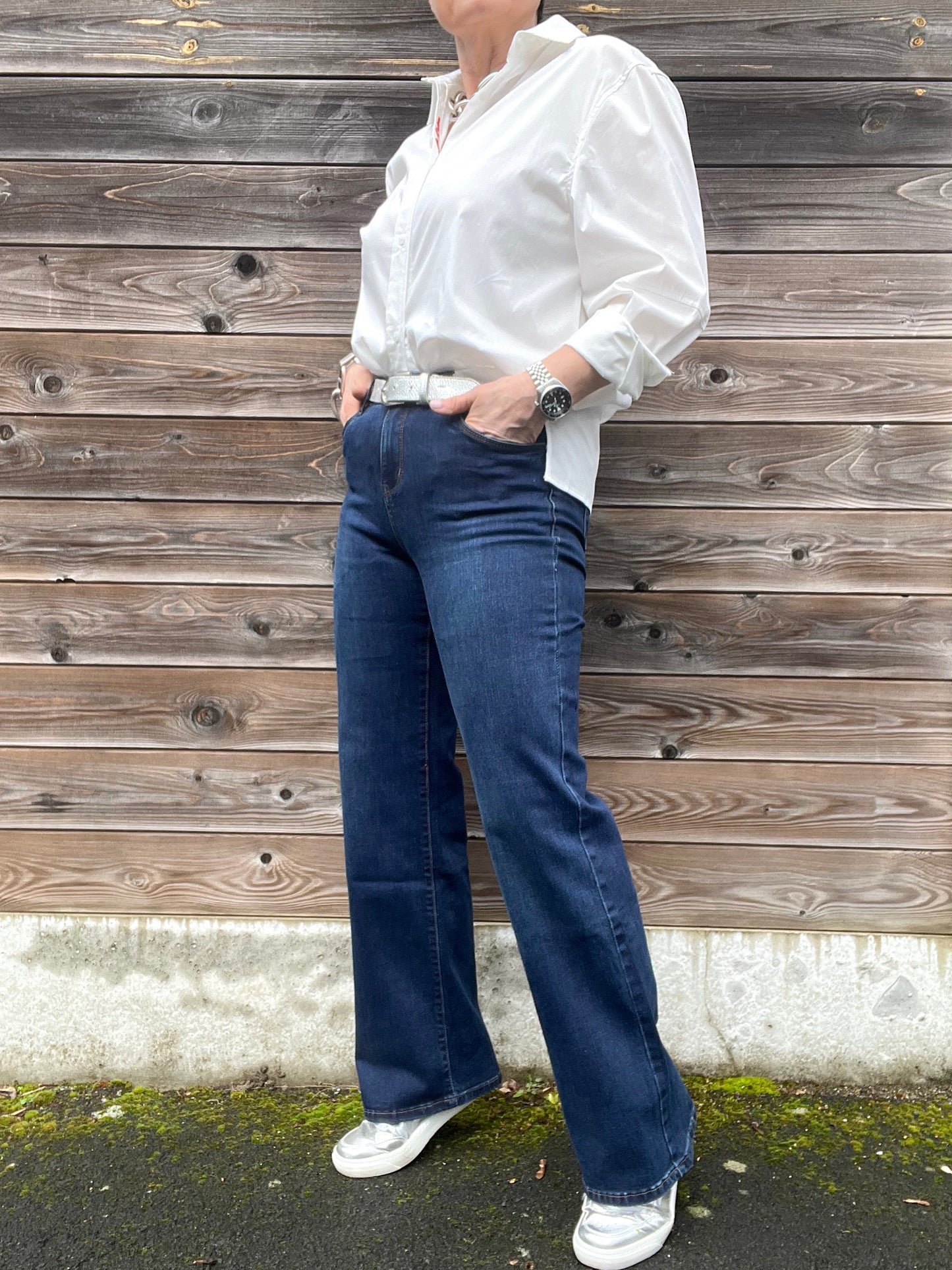 ANDREW jeans droit stretch dark blue