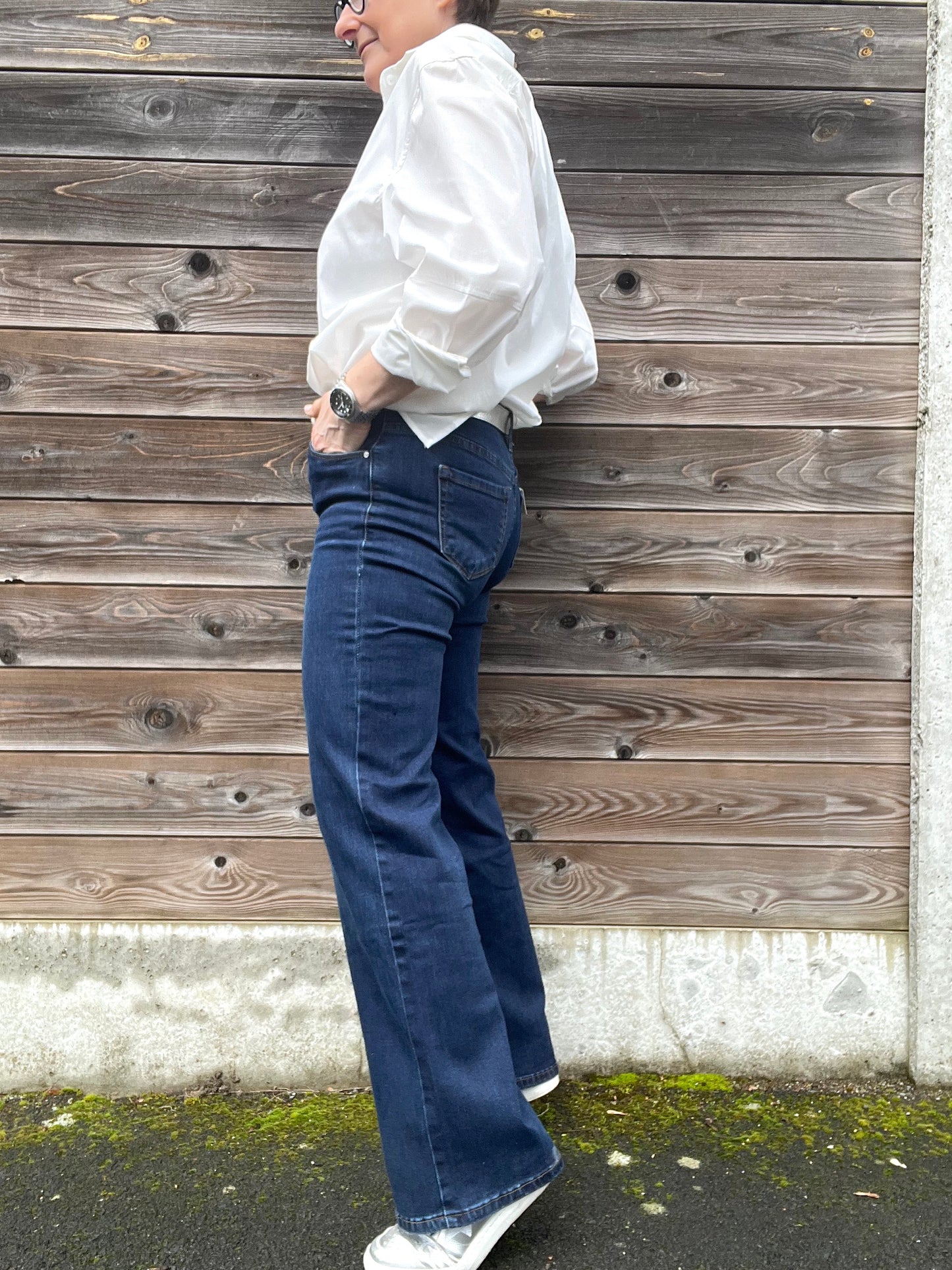 ANDREW jeans droit stretch dark blue