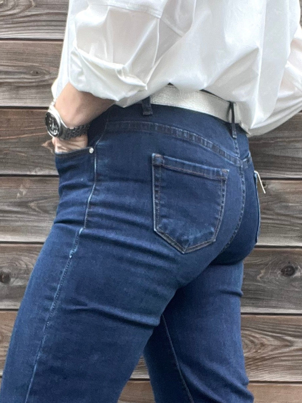 ANDREW jeans droit stretch dark blue