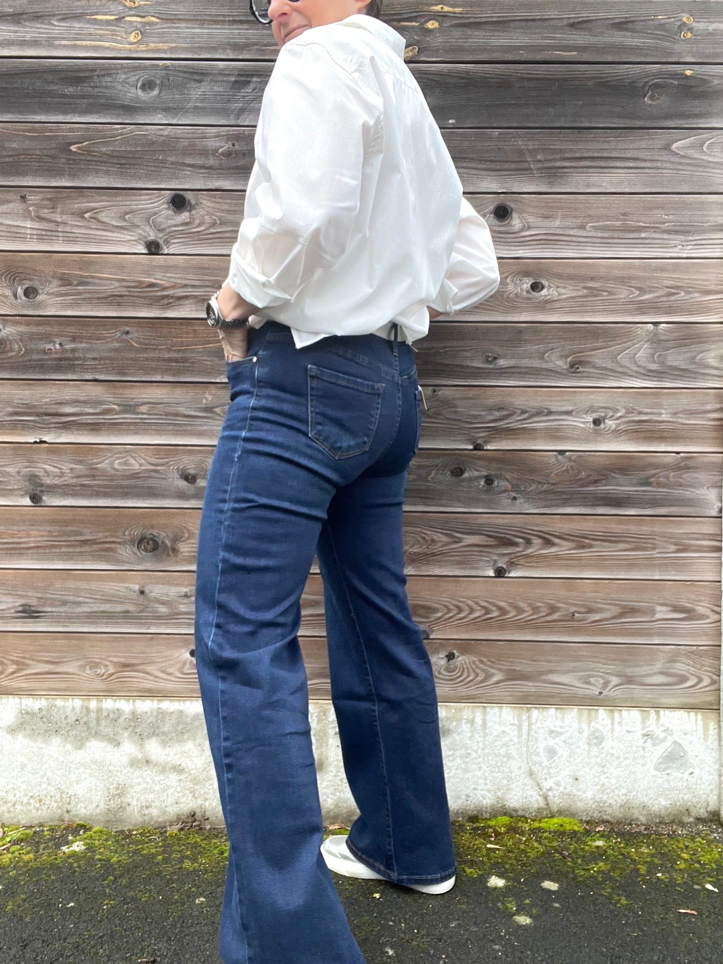 ANDREW jeans droit stretch dark blue