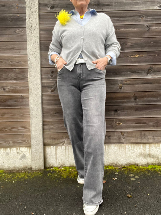 ANDREW jeans droit stretch grey