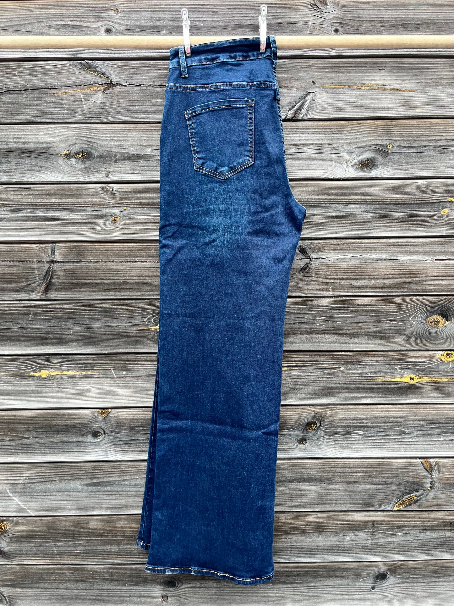 INDIC jeans droit curvy dark blue