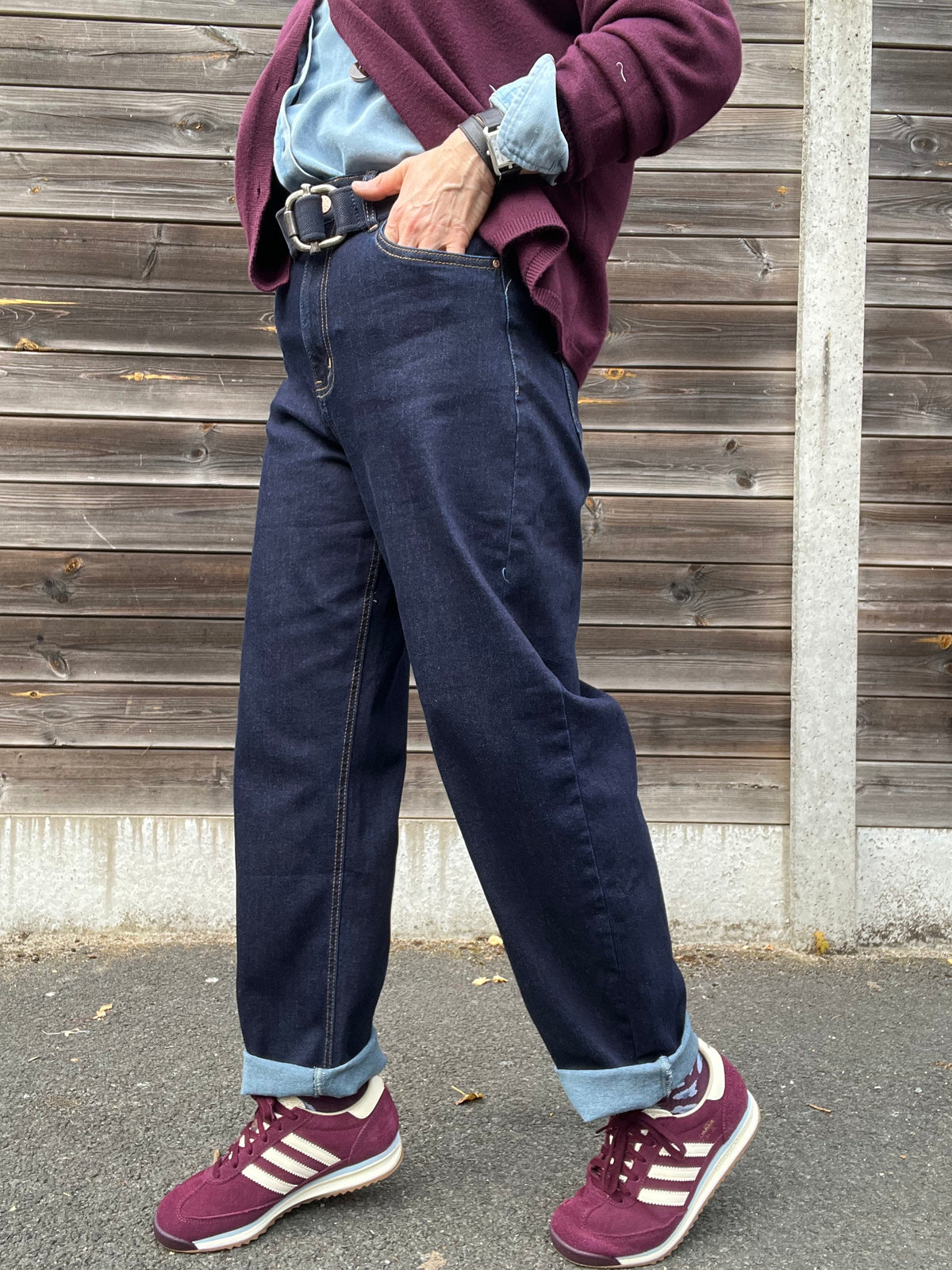 BABOU jeans baloon bleu brut