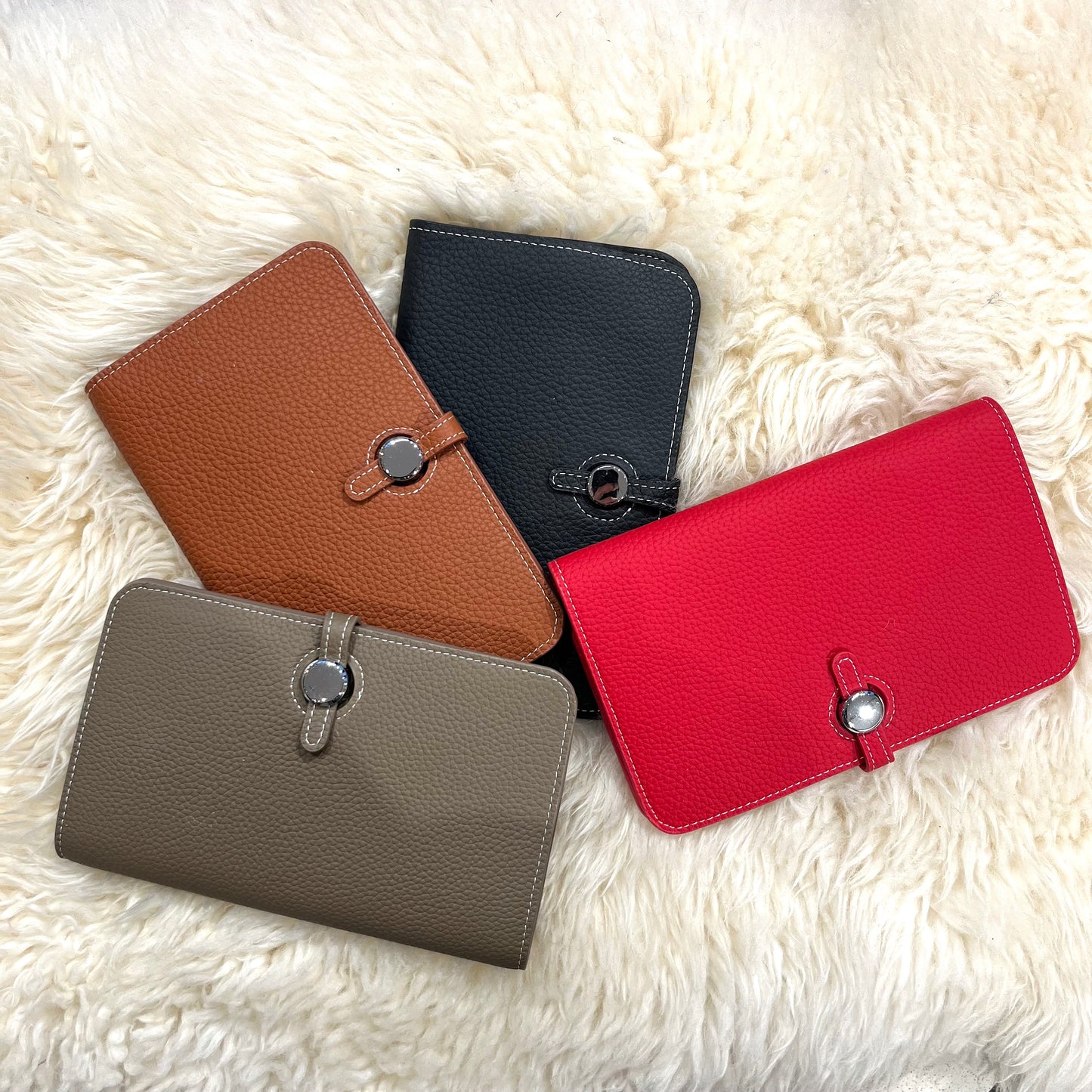 DIABOLO portefeuille en cuir grainé
