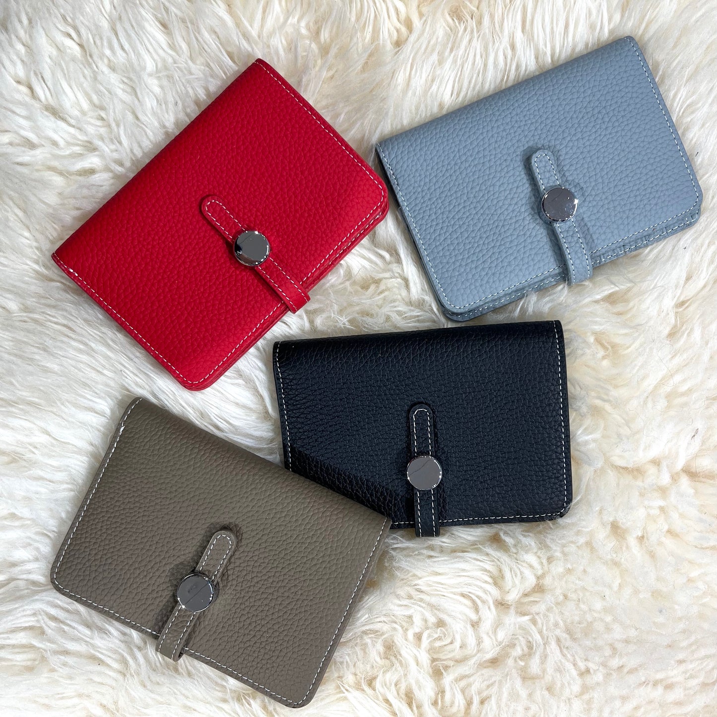 MINI DIABOLO petit portefeuille en cuir grainé