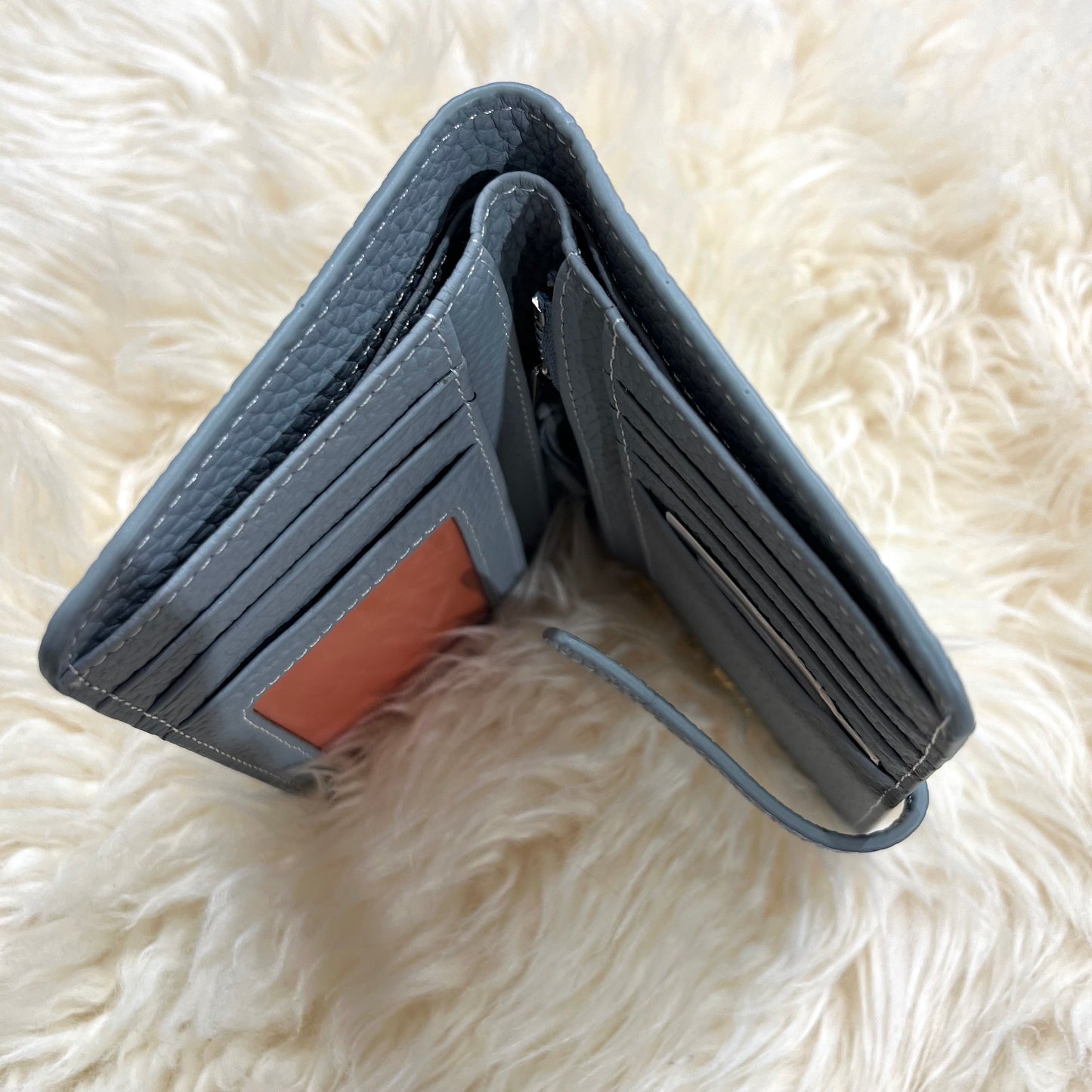 MINI DIABOLO petit portefeuille en cuir grainé
