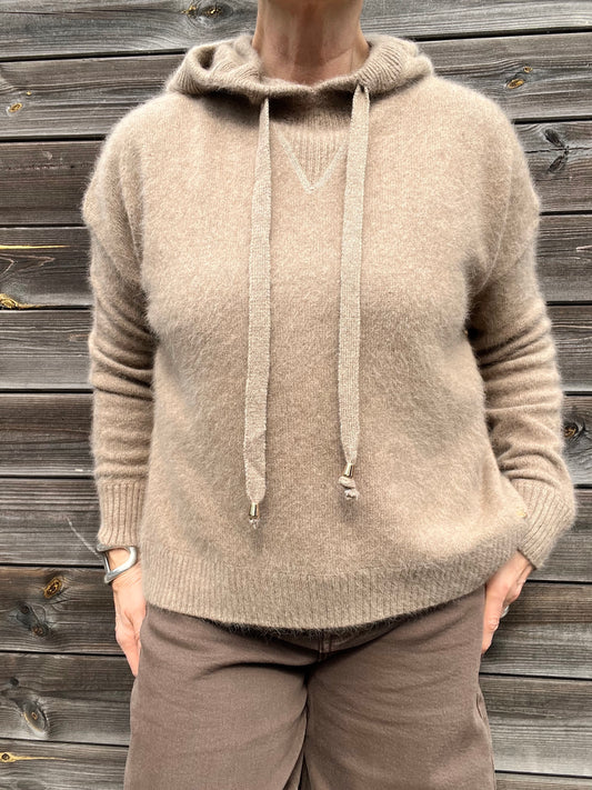 BARTOLA pull à capuche luxe ultra doux