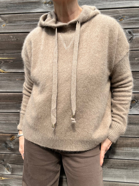 BARTOLA pull à capuche luxe ultra doux