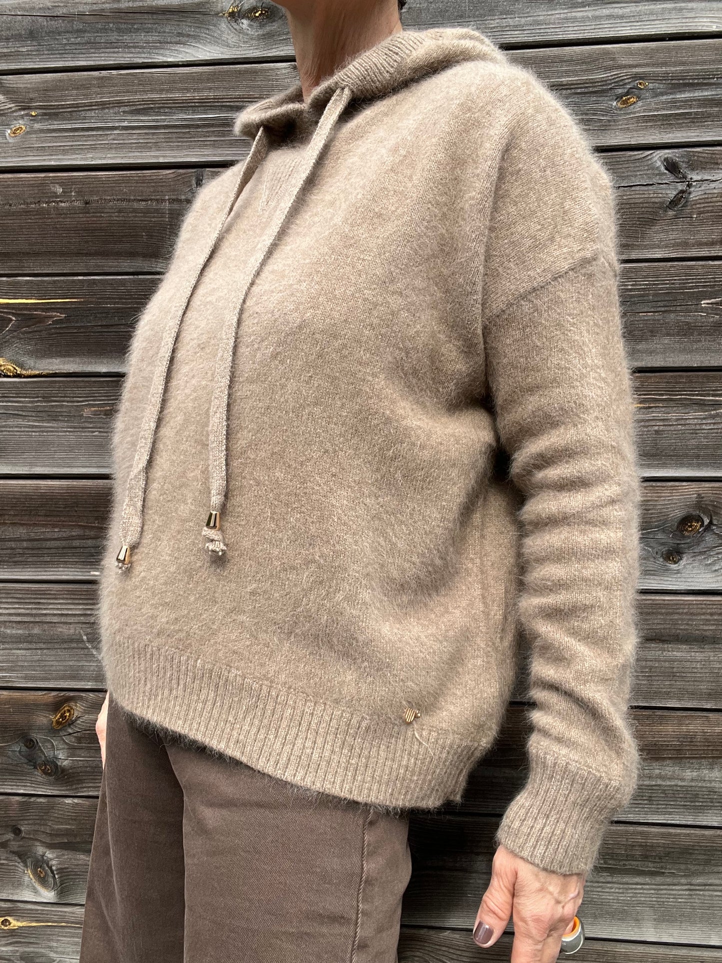 BARTOLA pull à capuche luxe ultra doux