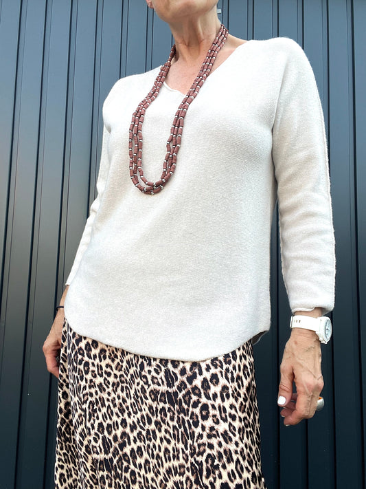 BATIVI pull V ultra doux